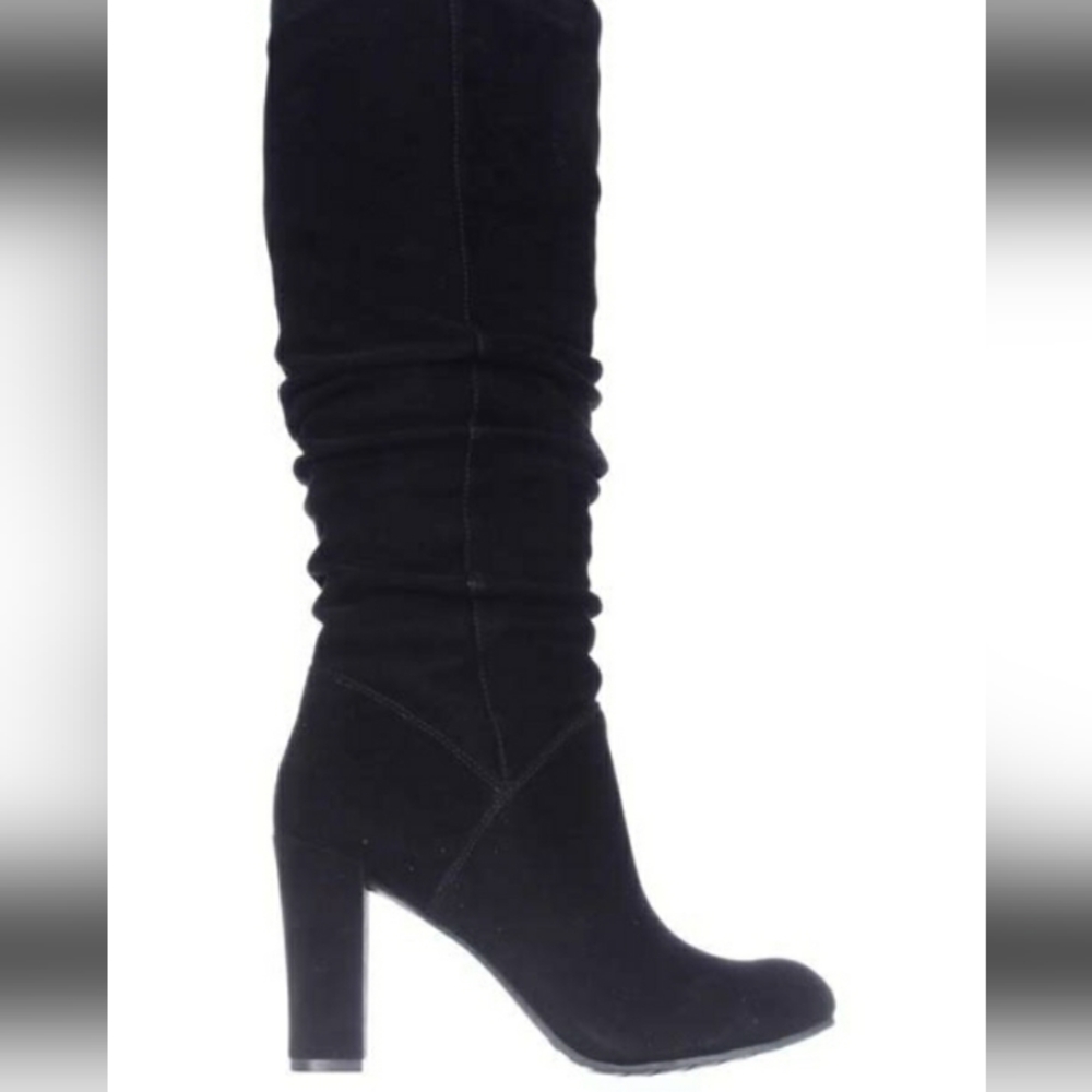 Nine West Black Suede Boots 10M
